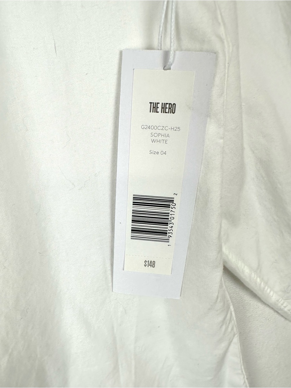 Grayson The Hero Button Down Shirt NWT Classic Sophia White - Picture 9 of 14